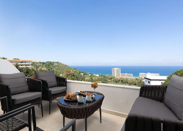 Celestial Blu Penthouse Διαμέρισμα Rhodes City